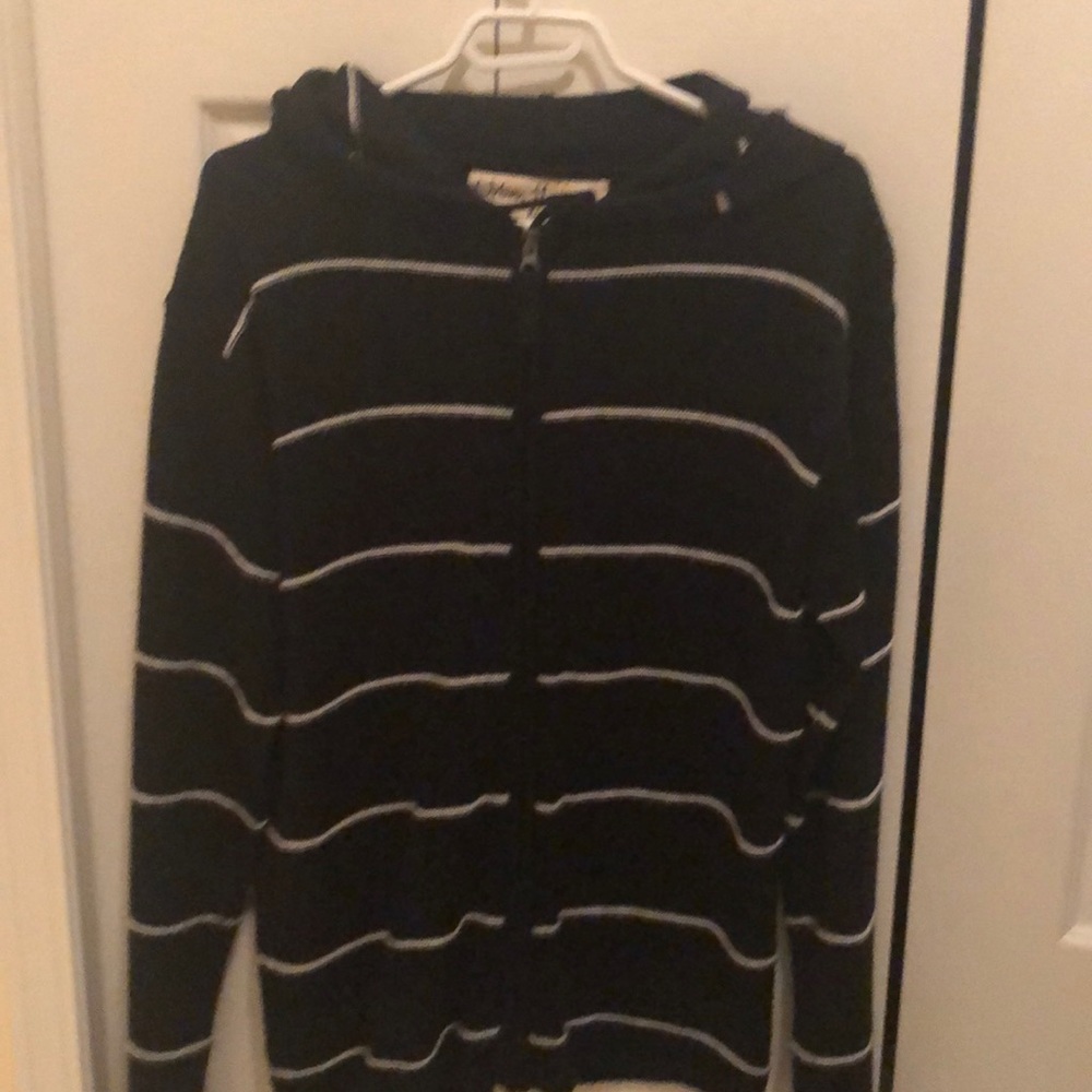 Knit hoodie